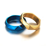 Stainless Steel Jewelry Diamond Cut Ring