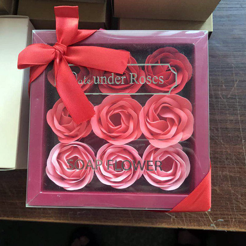 Rose Soap Flower Gift Box Creative Activity Small Gift