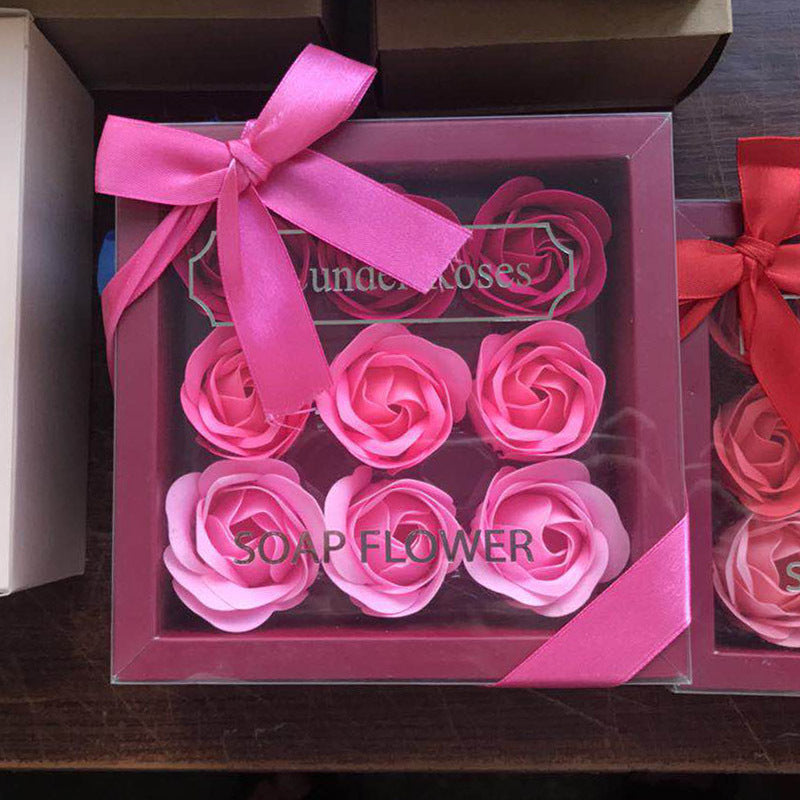 Rose Soap Flower Gift Box Creative Activity Small Gift