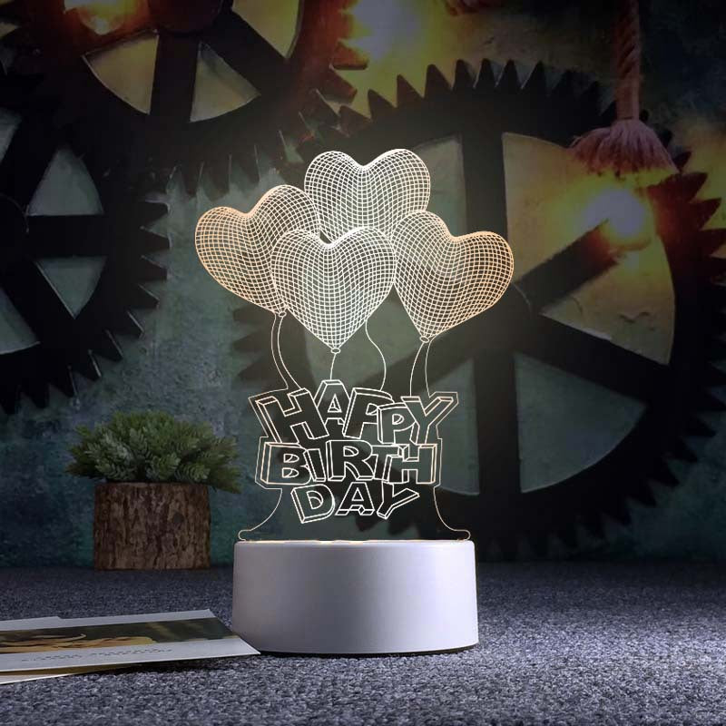 3d Night Light Acrylic Usb Table Lamp