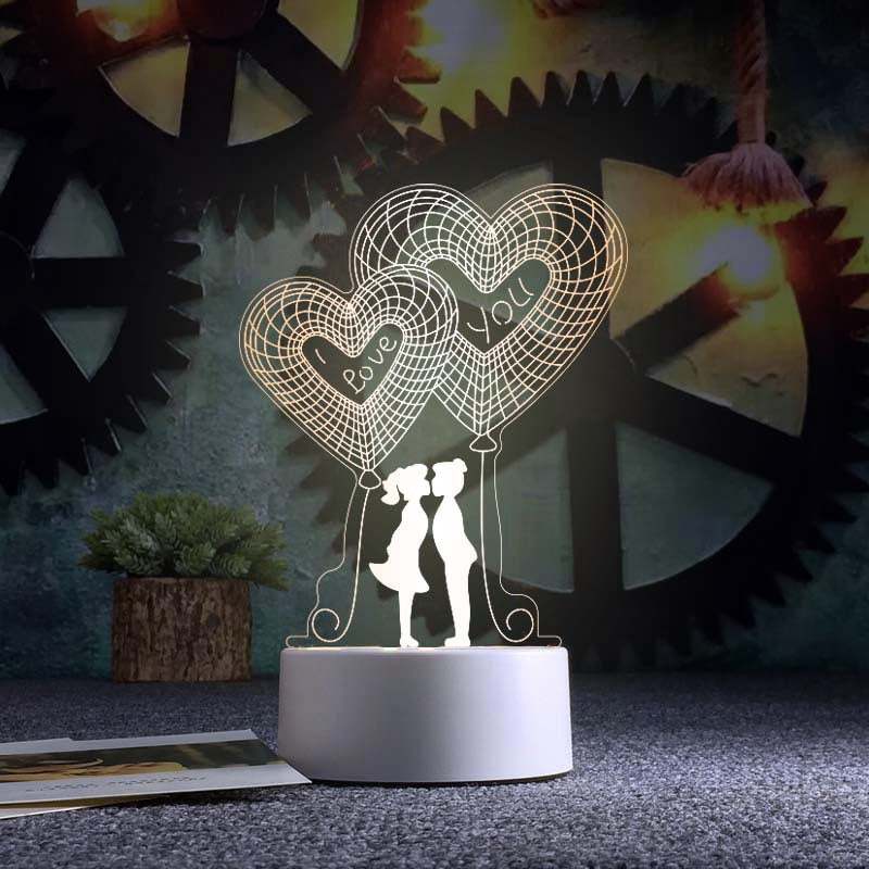 3d Night Light Acrylic Usb Table Lamp