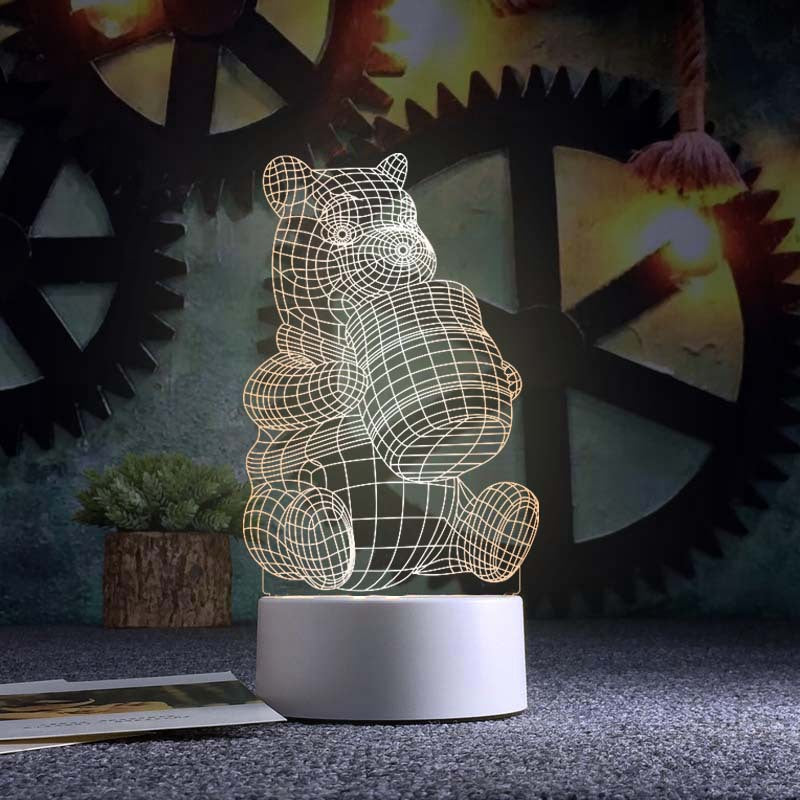 3d Night Light Acrylic Usb Table Lamp