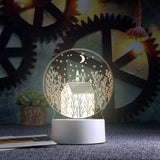 3d Night Light Acrylic Usb Table Lamp