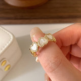 Shell Love Heart-shaped Ring All-match