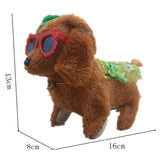 Electronic robot dog simulation teddy walking rope puppy