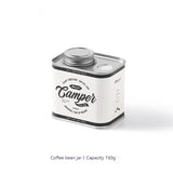 Coffee Bean Sealed Cans Outdoor Camping Tinplate Box Food Grade Packaging Storage Fresh-keeping Breathing Iron Cans