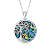 Easter Bunny Necklace Bunny Abalone Pendant Sterling Silver Easter Jewelry Gifts for Women Girls