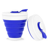 Silicone Folding Coffee Cup Heat Insulation And Anti-scalding Sports Bottle, Outdoor Portable Folding Water Cup