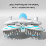 Pet Cat Brush Dog Slicker Brush Double-headed Negative Ion One-button Self Cleaning Dog Cat Hair Removal Pets Products