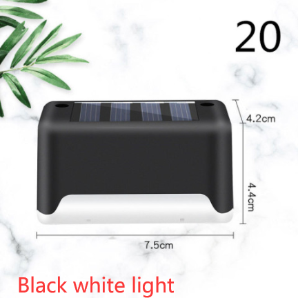 New Upgrade Waterproof LED Solar Fence Lamp Solar Deck Lights Solar Step Light Outdoor For Patio Stairs Garden Pathway Step Yard