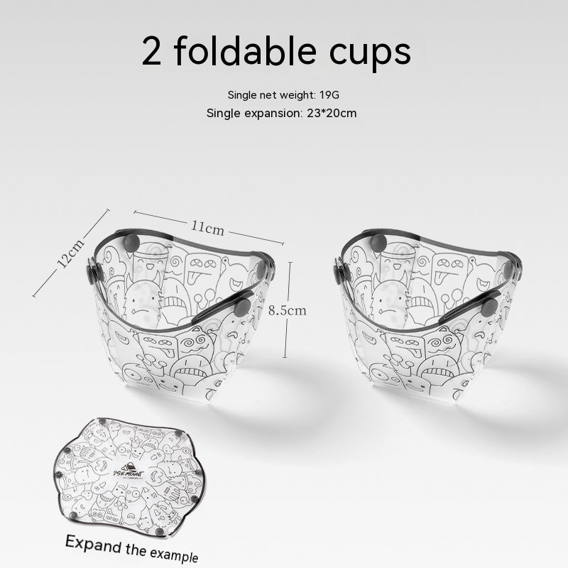 Outdoor Folding Bowls, Tableware, Portable Travel Plates