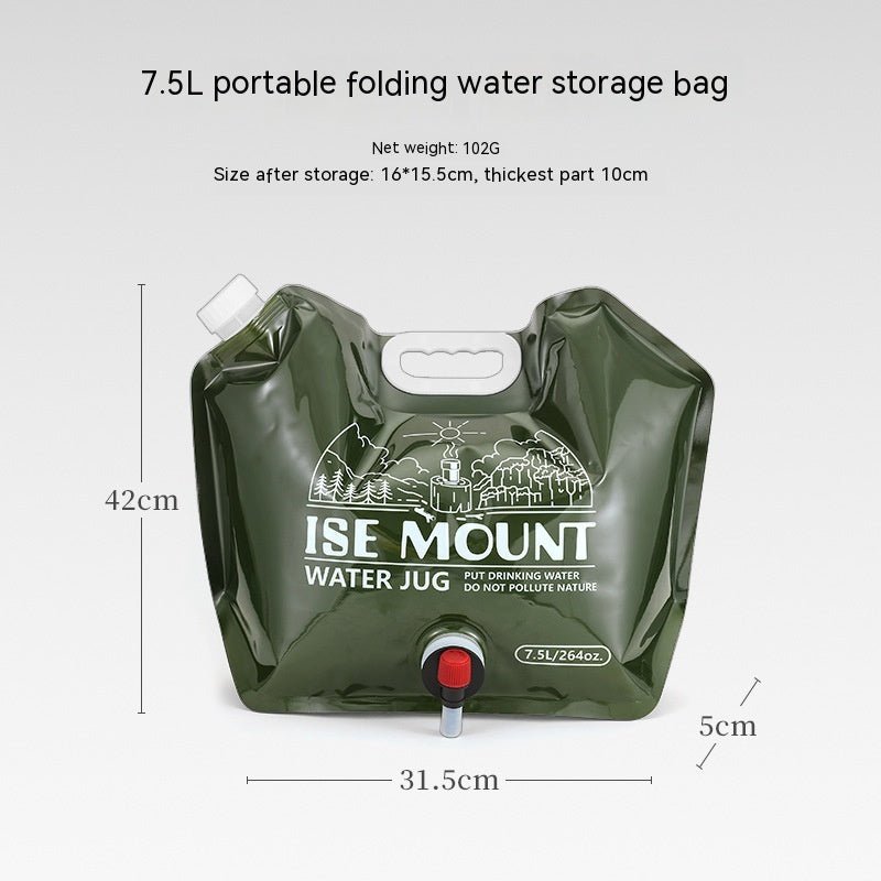 Outdoor 75L Folding Water Bag Large Capacity