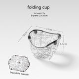 Outdoor Folding Bowls, Tableware, Portable Travel Plates