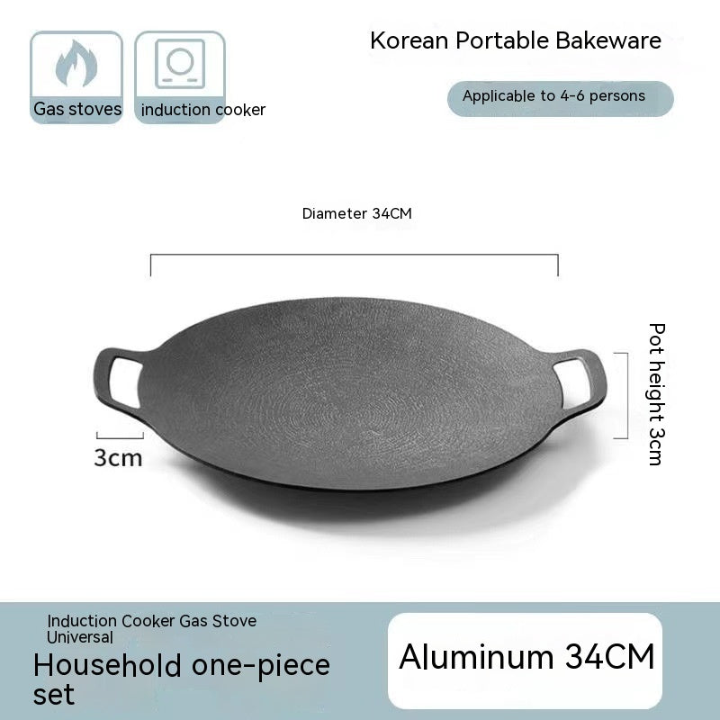 Home Medical Stone Barbecue Plate Outdoor Camping