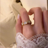 Shell Love Heart-shaped Ring All-match