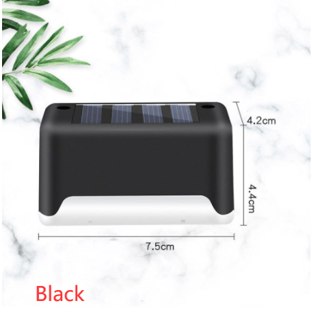 New Upgrade Waterproof LED Solar Fence Lamp Solar Deck Lights Solar Step Light Outdoor For Patio Stairs Garden Pathway Step Yard