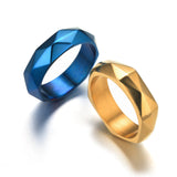 Stainless Steel Jewelry Diamond Cut Ring