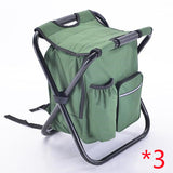 Multifunction Outdoor Folding Chair Ice Cooler Picnic Bags Camping Fishing Stool Backpacking Hunting Rest Chair