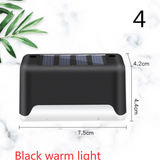 New Upgrade Waterproof LED Solar Fence Lamp Solar Deck Lights Solar Step Light Outdoor For Patio Stairs Garden Pathway Step Yard