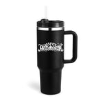 Christmas Thermal Mug 40oz Straw Coffee Insulation Cup With Handle Portable Car Stainless Steel Water Bottle LargeCapacity Travel BPA Free Thermal Mug - Trendylis